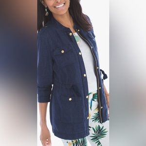 Chico’s NWOT   Black utility jacket